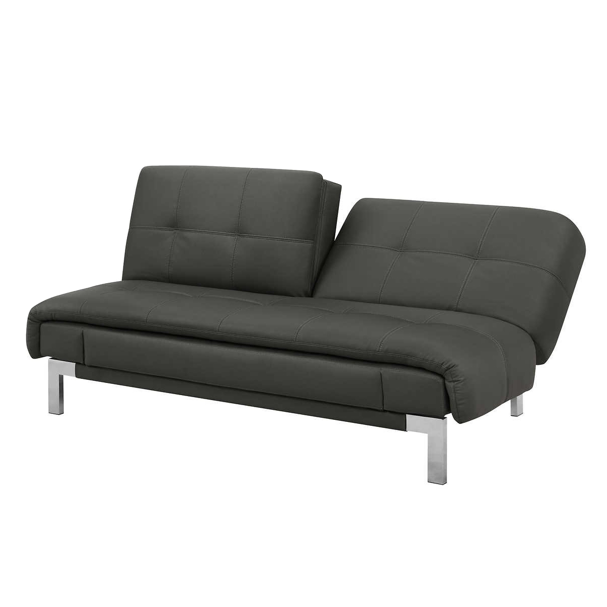 RelaxALounger "Verona" Euro Lounger in Grey Bonded Leather EBTH